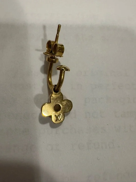 Authentic LV Louis Vuitton Blooming Earrings m64859 - Picture 2 of 11